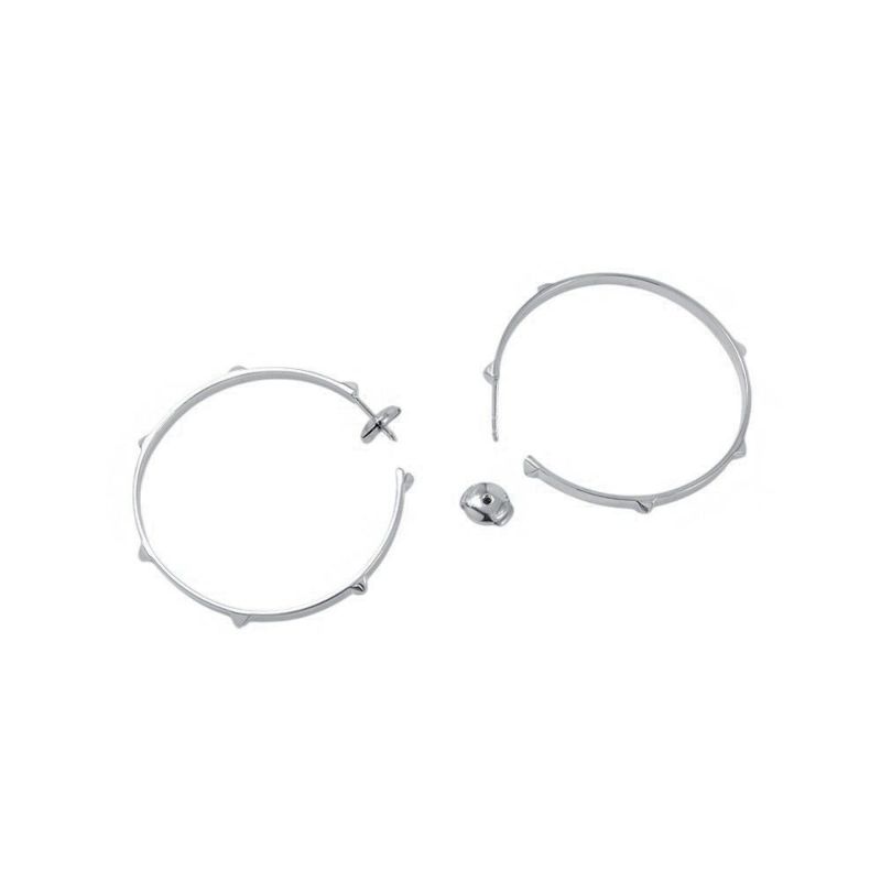 エルメス ピアス ミニ クルー SV925シルバー HERMES フープ ジュエリー アクセサリー