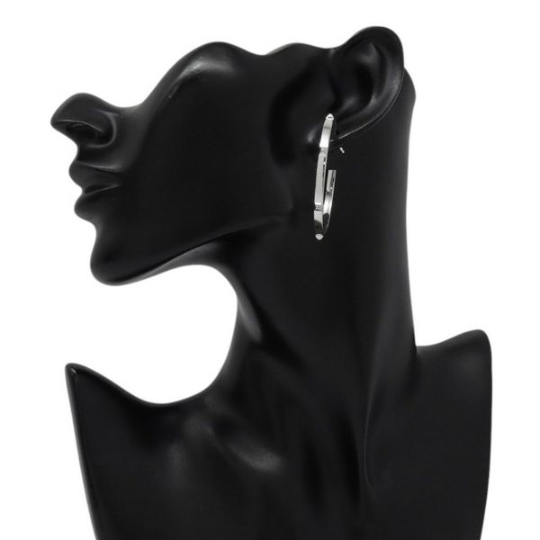 エルメス ピアス ミニ クルー SV925シルバー HERMES フープ ジュエリー アクセサリー