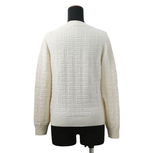 エルメス ニット ロングスリーブ Hアッシュ セーター レディースサイズ36 HERMES アパレル トップス