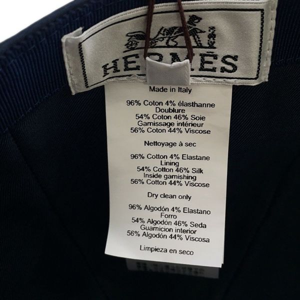 エルメス キャップ セレナ・ノーティック コットン サイズ59 HERMES 帽子