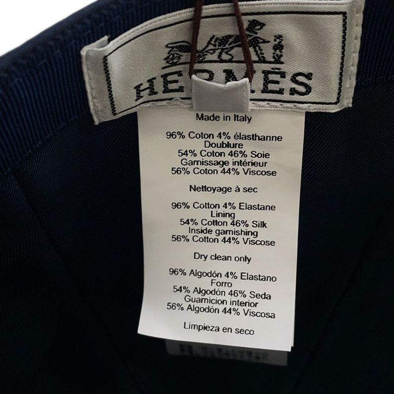 エルメス キャップ セレナ・ノーティック コットン サイズ59 HERMES 帽子