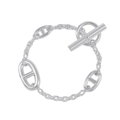 エルメス HERMES ミニシェーヌダンクル シルバー ピアス HERMES（エルメス） ピアス アンシェネ Enchainee Earrings Chaine