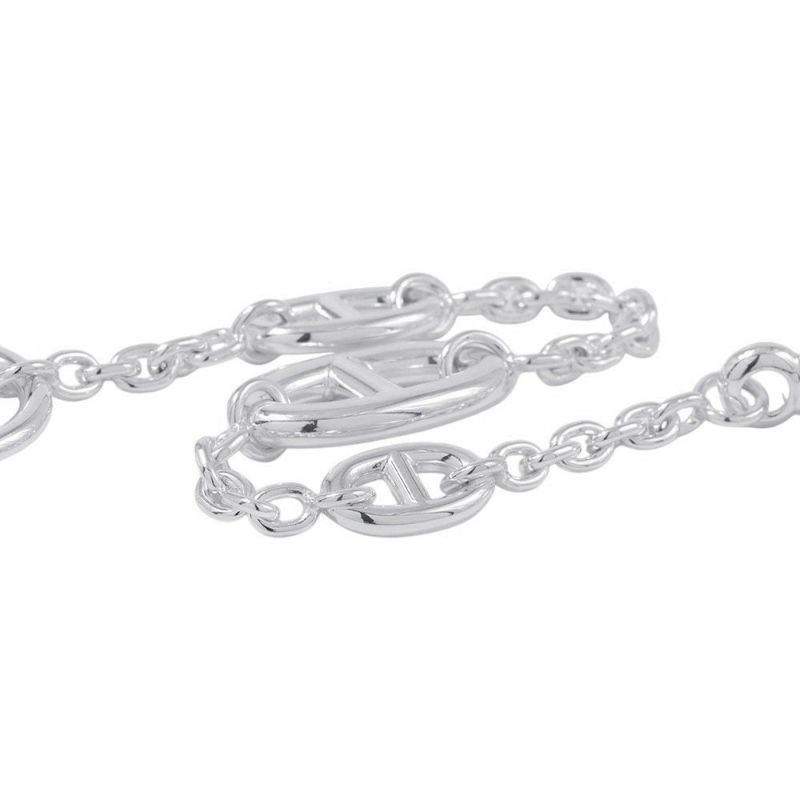 エルメス ブレスレット シェーヌダンクル ファランドール SV925シルバー サイズST HERMES ジュエリー