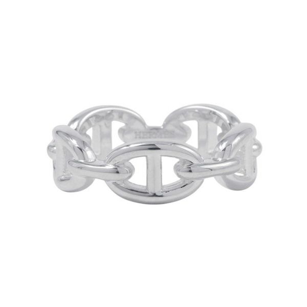 エルメス リング シェーヌダンクル アンシェネPM Enchainee SV925シルバー リングサイズ59 HERMES ジュエリー