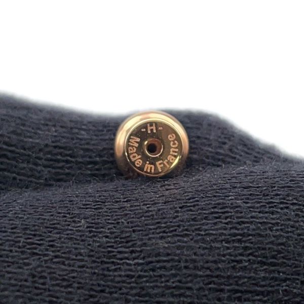 エルメス ピアス ミニ・ポップアッシュ ブラック/ピンクゴールド金具 Hモチーフ HERMES Pop H ポップH