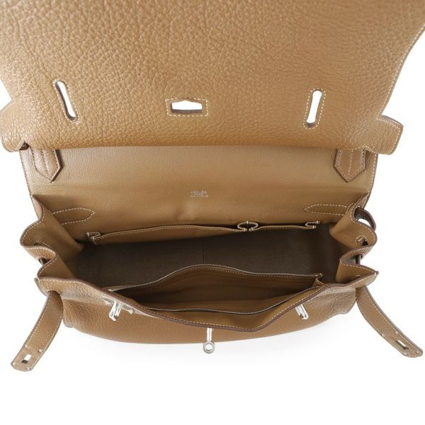 エルメス ショルダーバッグ ジプシエール37 ゴールド/シルバー金具 トリヨンクレマンス □M刻印