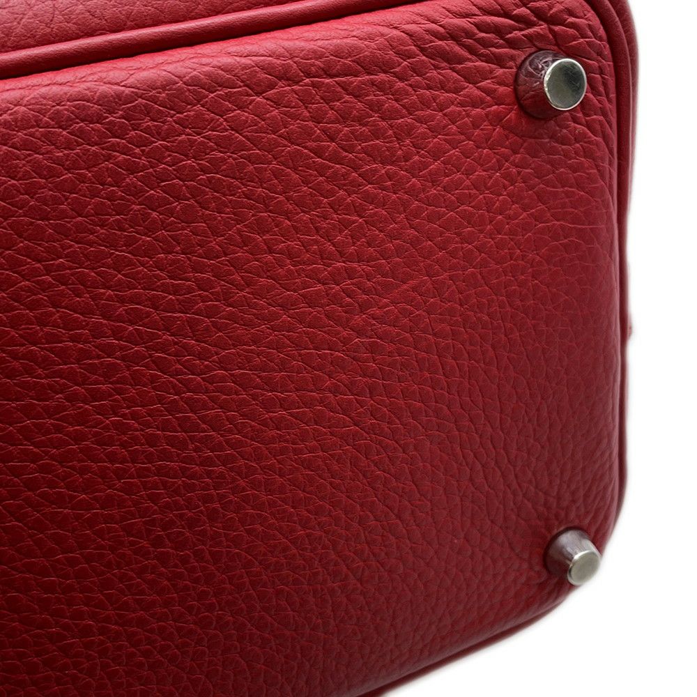 エルメス ハンドバッグ ピコタンロックPM ルビー/シルバー金具 トリヨンクレマンス □R刻印