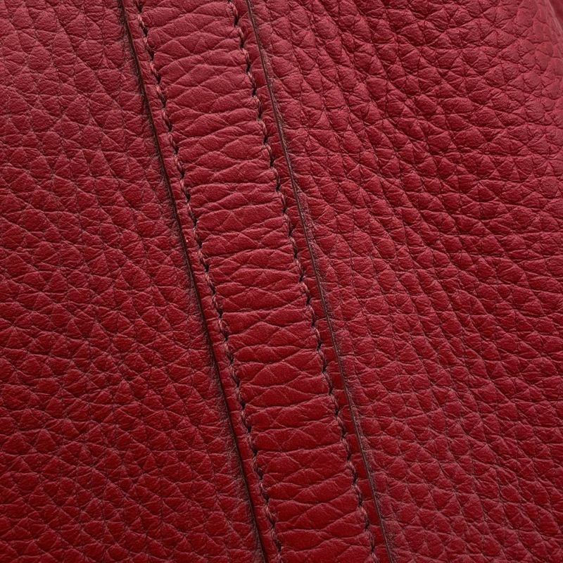 エルメス ハンドバッグ ピコタンロックPM ルビー/シルバー金具 トリヨンクレマンス □R刻印