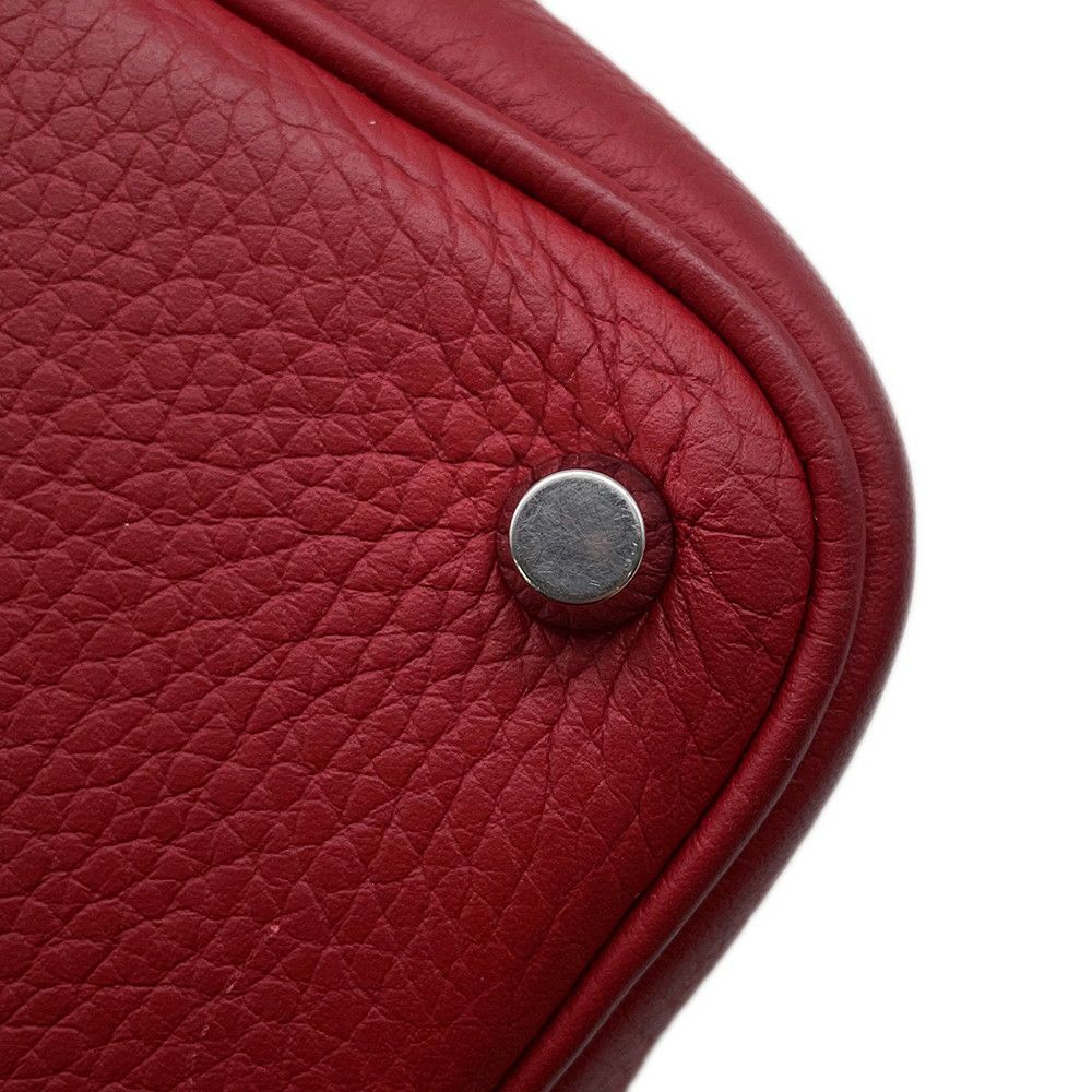 エルメス ハンドバッグ ピコタンロックPM ルビー/シルバー金具 トリヨンクレマンス □R刻印