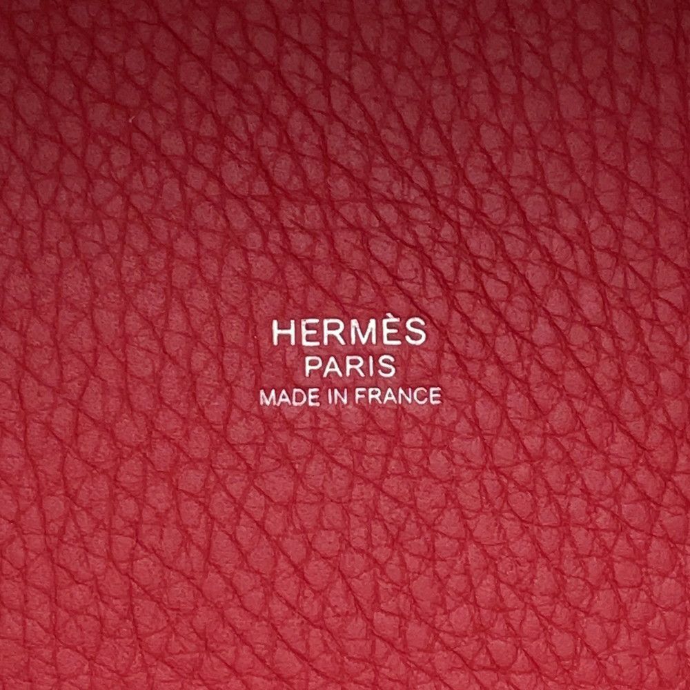 エルメス ハンドバッグ ピコタンロックPM ルビー/シルバー金具 トリヨンクレマンス □R刻印