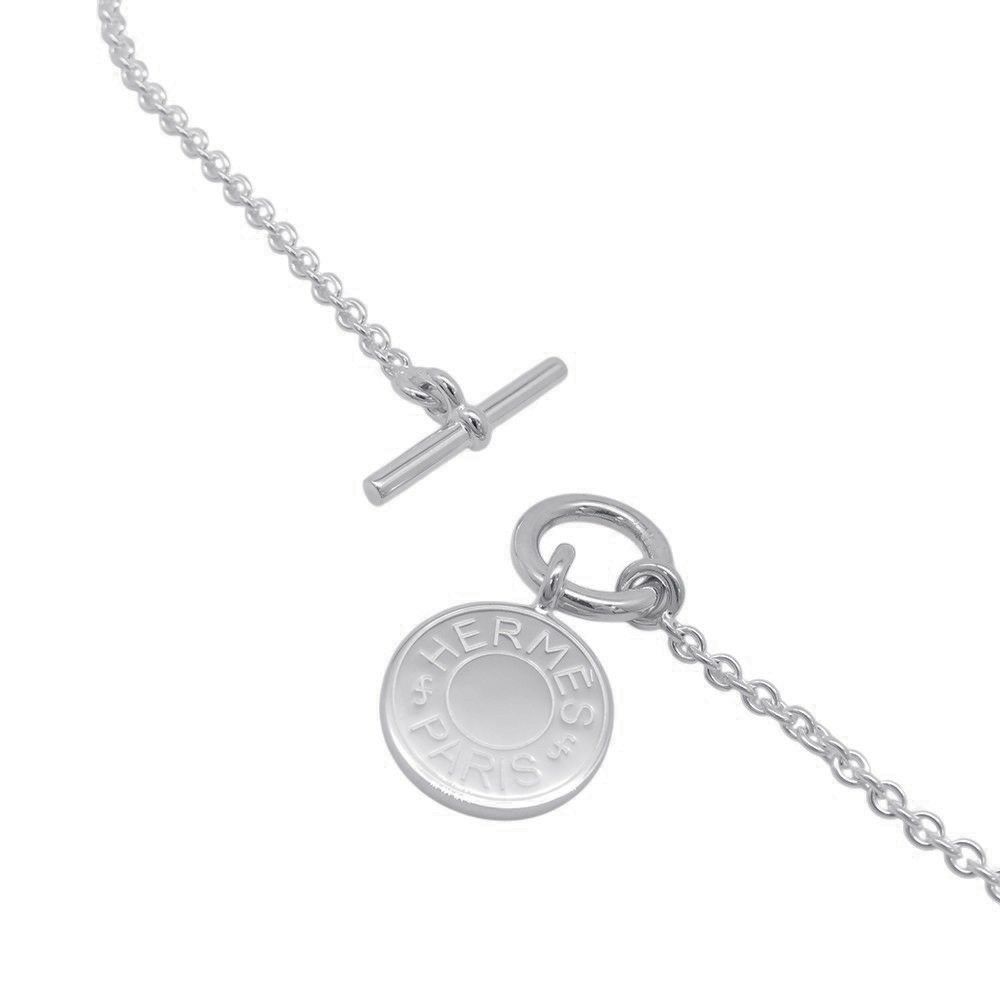 エルメス ネックレス アミュレット H エクスリブリス コンフェッティ セリエ SV925シルバー HERMES ジュエリー