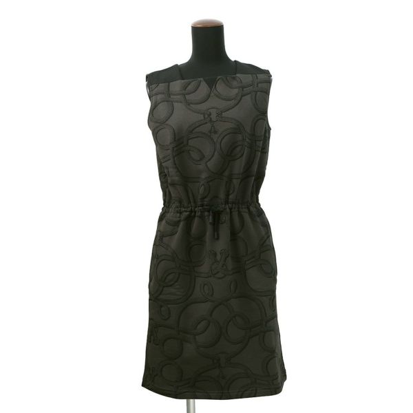 エルメス ワンピース ノースリーブドレス パルフロワ・リミックス プリント レディース36 HERMES トップス