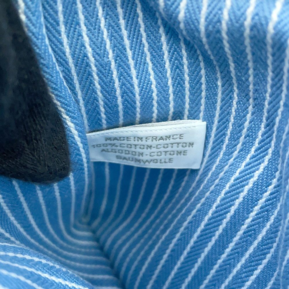 エルメス ポーチ レ・カバン フラットポーチPM ブルー/シルバー金具 HERMES