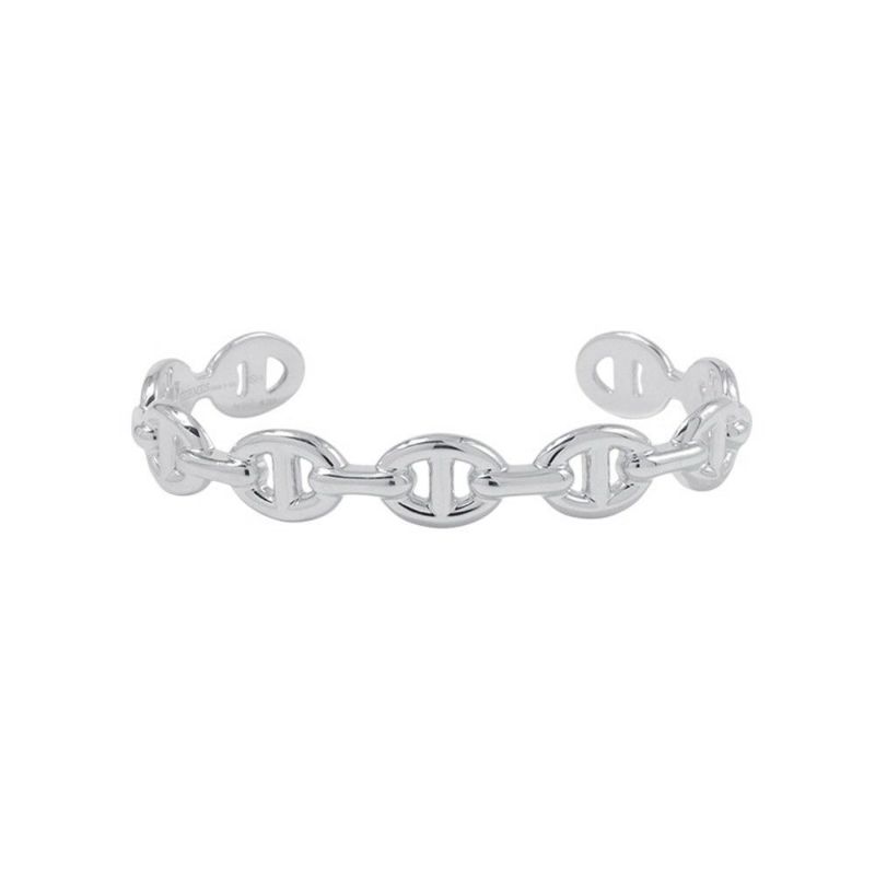 エルメス ブレスレット シェーヌダンクル アンシェネ バングル SV925シルバー サイズSH HERMES バングル