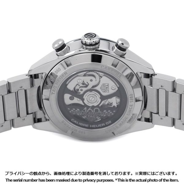 タグホイヤー カレラ 160周年シルバーダイヤル リミテッドエディション クロノグラフ CBN2A1E.BA0643 ブルー文字盤