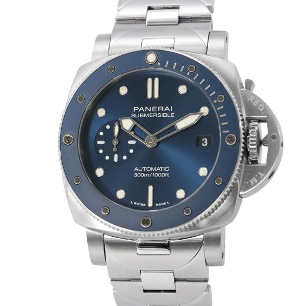 パネライ サブマーシブル PAM02068 PANERAI 腕時計 ブルー文字盤