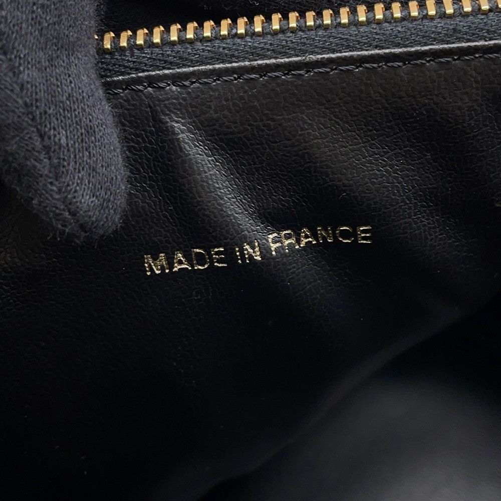 シャネル バニティバッグ ココマーク キャビアスキン 縦型 A01998 CHANEL 化粧ポーチ コスメポーチ 黒