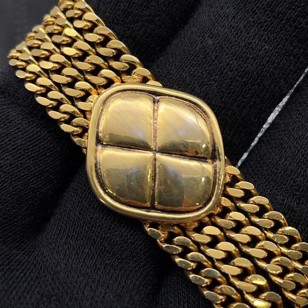 シャネル チェーンショルダーバッグ マトラッセ タッセル ラムスキン CHANEL バッグ 黒