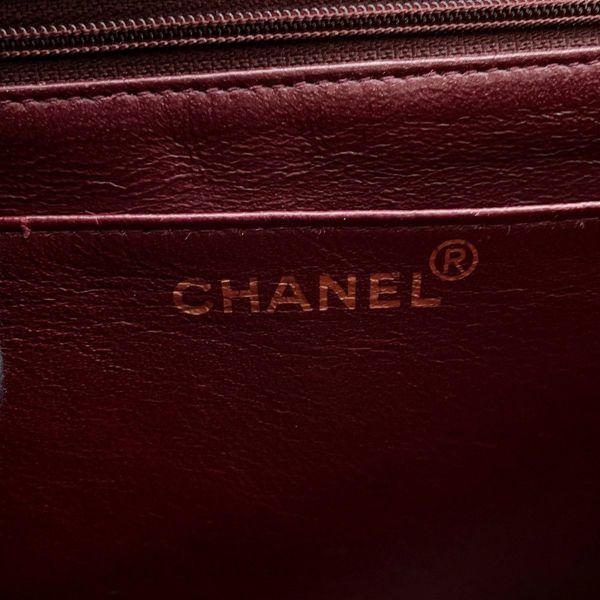 ャネル チェーンショルダーバッグ マトラッセ30 ココマーク ラムスキン A04412 CHANEL バッグ デカマト 黒