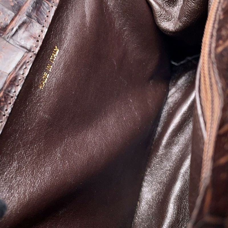 シャネル ハンドバッグ クロコダイル ココマーク がま口 CHANEL バッグ