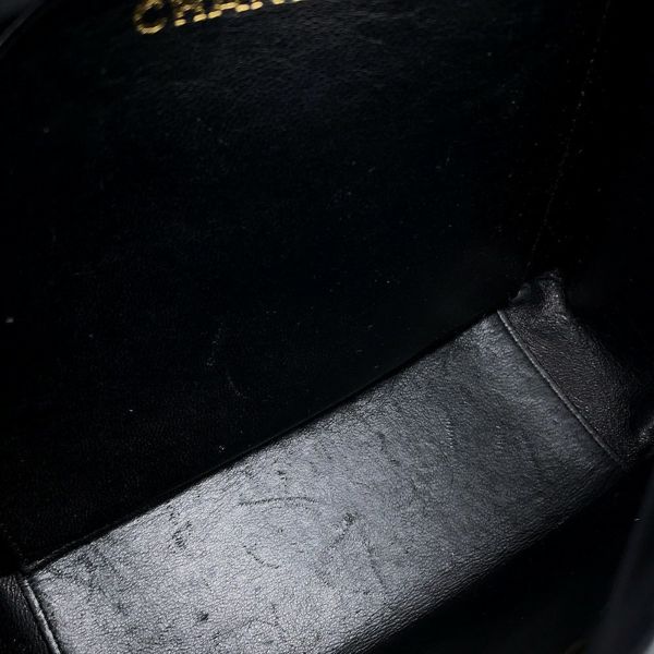 シャネル チェーンショルダーバッグ マトラッセ シングルチェーン キャビアスキン A07868 CHANEL バッグ 黒