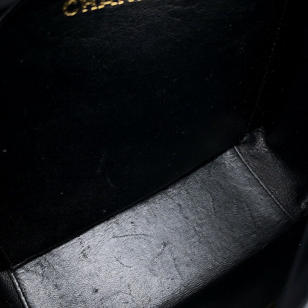 シャネル チェーンショルダーバッグ マトラッセ シングルチェーン キャビアスキン A07868 CHANEL バッグ 黒