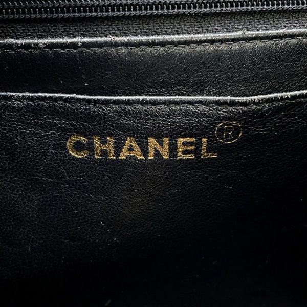 シャネル チェーンショルダーバッグ マトラッセ シングルチェーン キャビアスキン A07868 CHANEL バッグ 黒