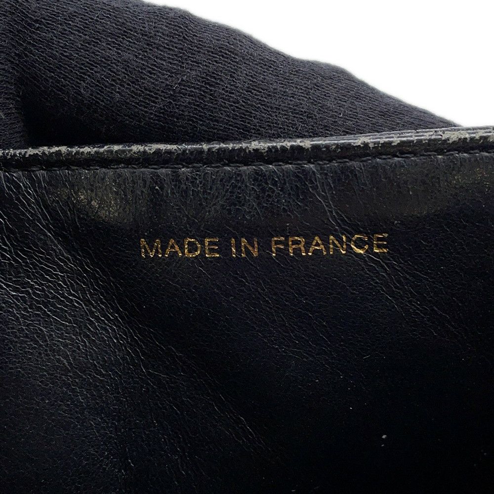 シャネル チェーンショルダーバッグ マトラッセ シングルチェーン キャビアスキン A07868 CHANEL バッグ 黒