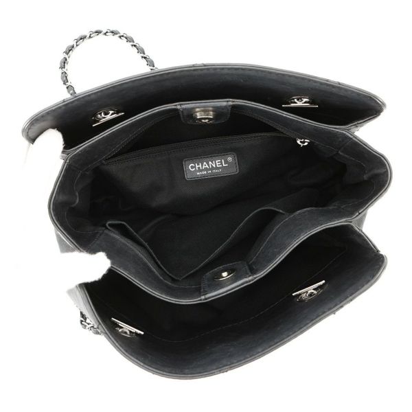 シャネル チェーンショルダーバッグ ワイルドステッチ マトラッセ ココマーク レザー CHANEL バッグ 黒