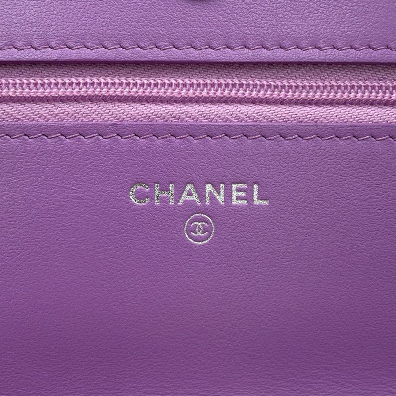 シャネル チェーンウォレット マトラッセ ココマーク ツイード CHANEL 財布