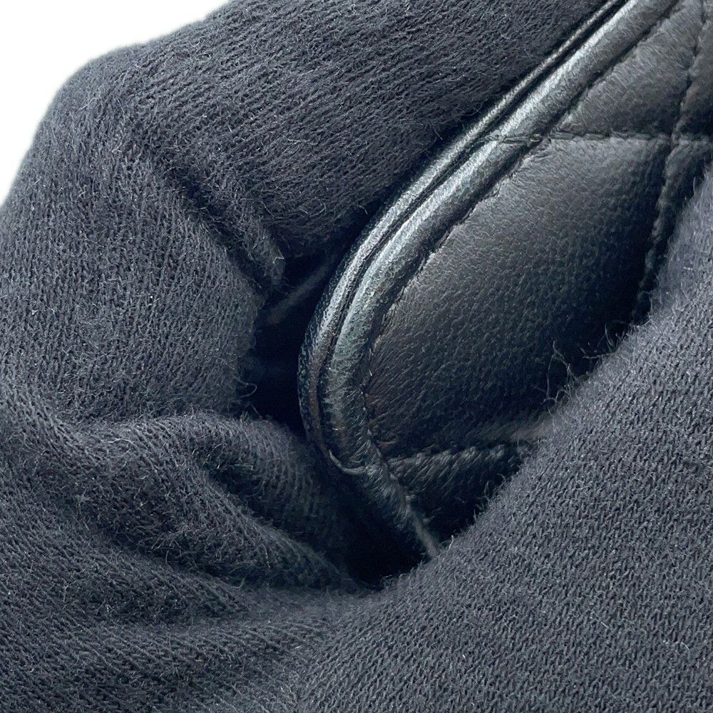 シャネル チェーンウォレット クラシック マトラッセ ココマーク ラムスキン AP0250 CHANEL 財布 黒