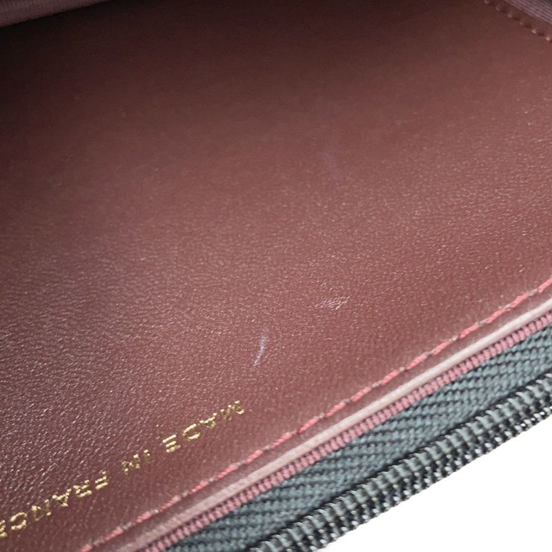 シャネル チェーンウォレット クラシック マトラッセ ココマーク ラムスキン AP0250 CHANEL 財布 黒