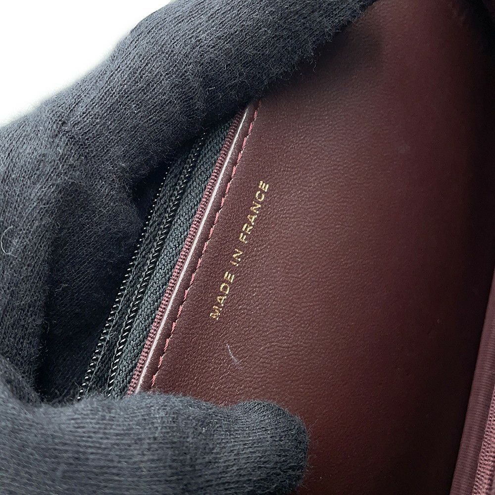 シャネル チェーンウォレット クラシック マトラッセ ココマーク ラムスキン AP0250 CHANEL 財布 黒