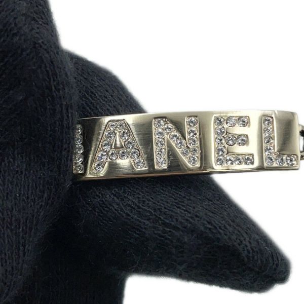 シャネル チョーカー ロゴプレート チェーン B21V AB4711 CHANEL ネックレス アクセサリー 黒