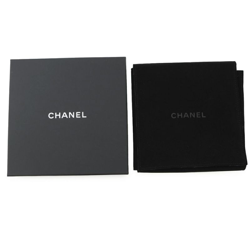 シャネル チョーカー ロゴプレート チェーン B21V AB4711 CHANEL ネックレス アクセサリー 黒