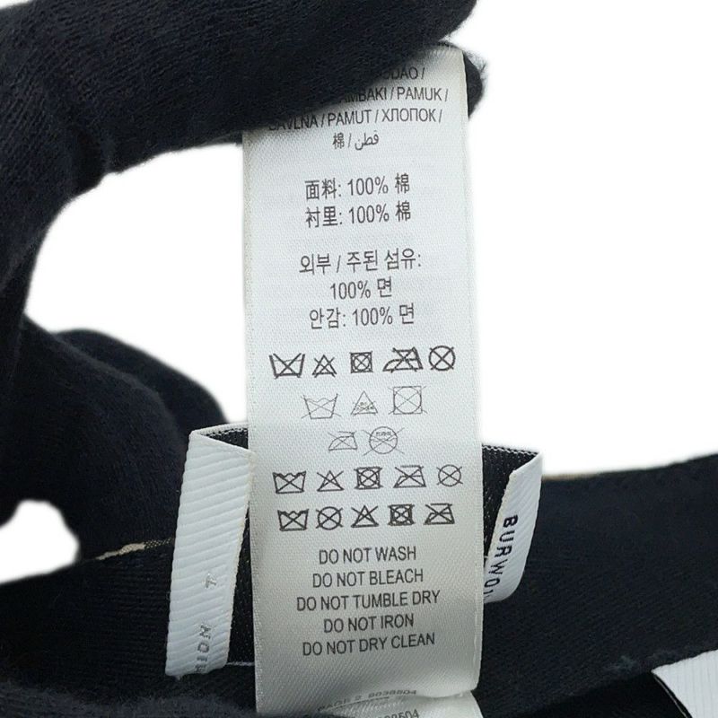 バーバリー キャップ TBロゴ ベースボールキャップ コットン サイズM 80385041 BURBERRY 帽子