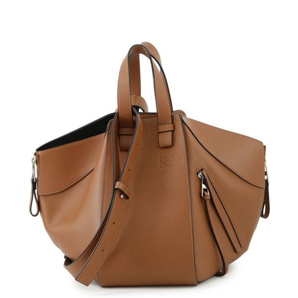 ロエベ ショルダーバッグ ハンモックバッグ スモール 387.30.S35 LOEWE 2WAY ブラウン セール品