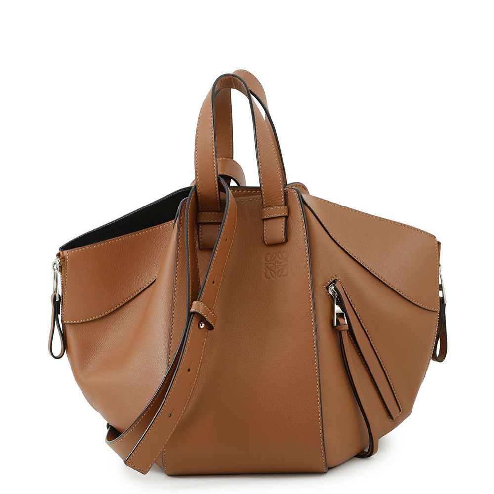 ロエベ ショルダーバッグ ハンモックバッグ スモール 387.30.S35 LOEWE 2WAY ブラウン セール品