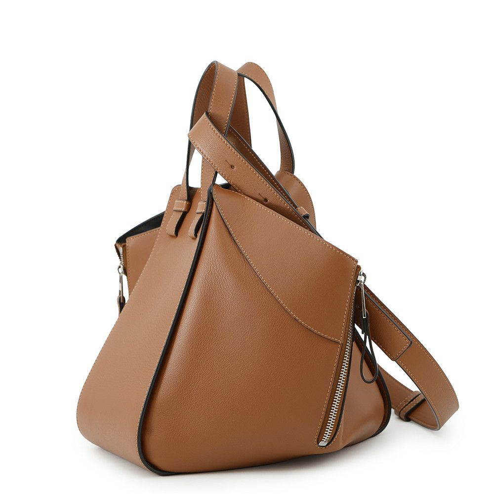 ロエベ ショルダーバッグ ハンモックバッグ スモール 387.30.S35 LOEWE 2WAY ブラウン セール品