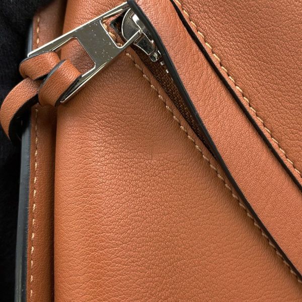 ロエベ ショルダーバッグ ハンモックバッグ スモール 387.30.S35 LOEWE 2WAY ブラウン セール品