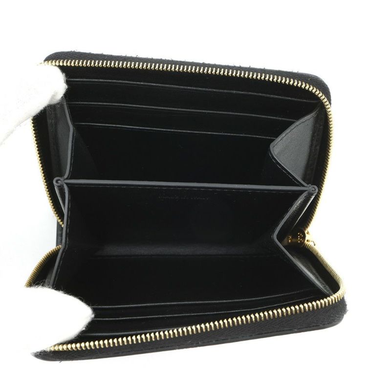セリーヌ コインケース トリオンフ コンパクト ジップドウォレット レザー 10B663BFU CELINE 財布 黒