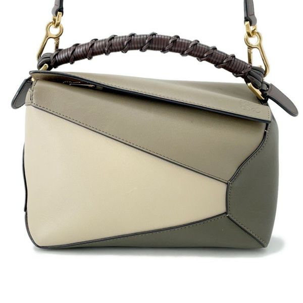 ロエベ LOEWE クラッチバッグ ゴールド金具 レザー バッグ ブルー