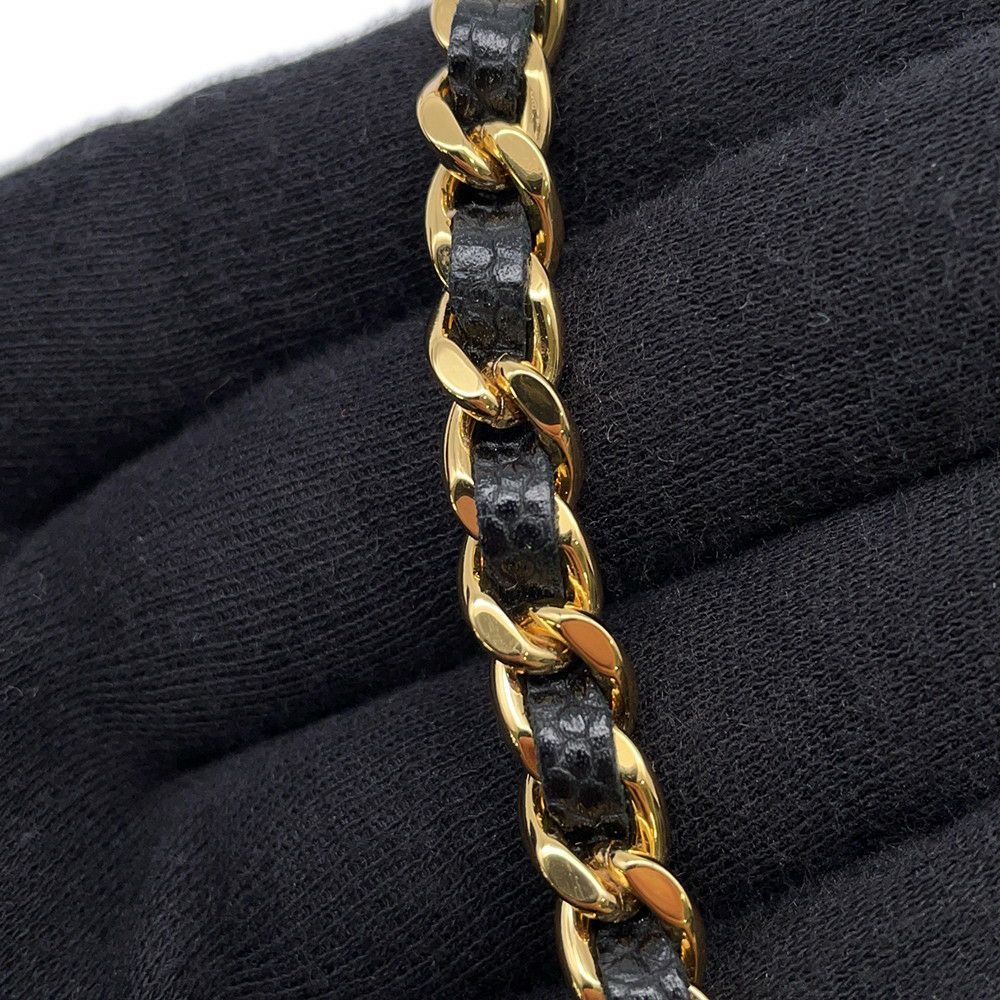 シャネル チェーンウォレット クラシック マトラッセ ココマーク キャビアスキン AP0250 CHANEL 財布 ブラック 黒