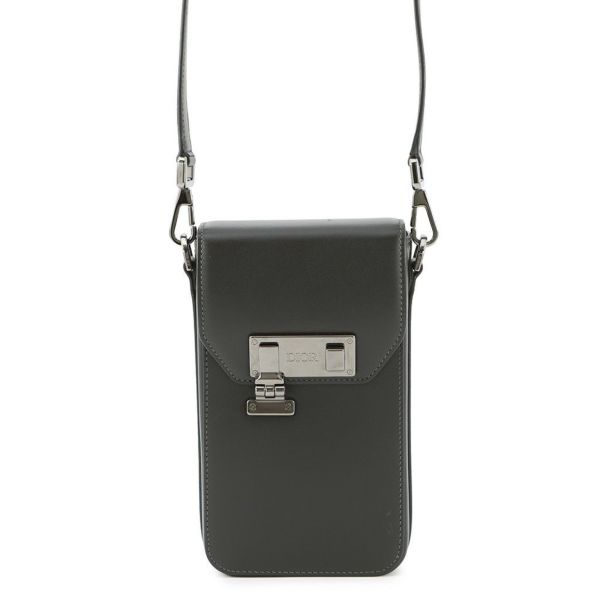 ディオール ショルダーバッグ ロック バーティカルポーチ 2LXCA345UCL 黒 セール品