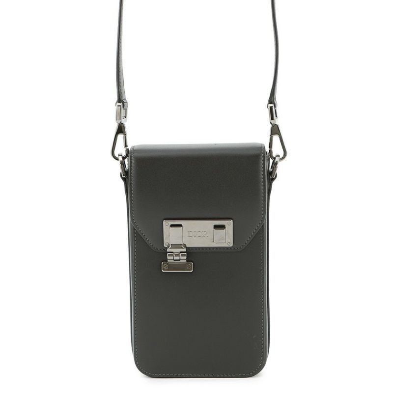 ディオール ショルダーバッグ ロック バーティカルポーチ 2LXCA345UCL 黒 セール品