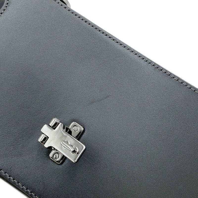 ディオール ショルダーバッグ ロック バーティカルポーチ 2LXCA345UCL 黒 セール品