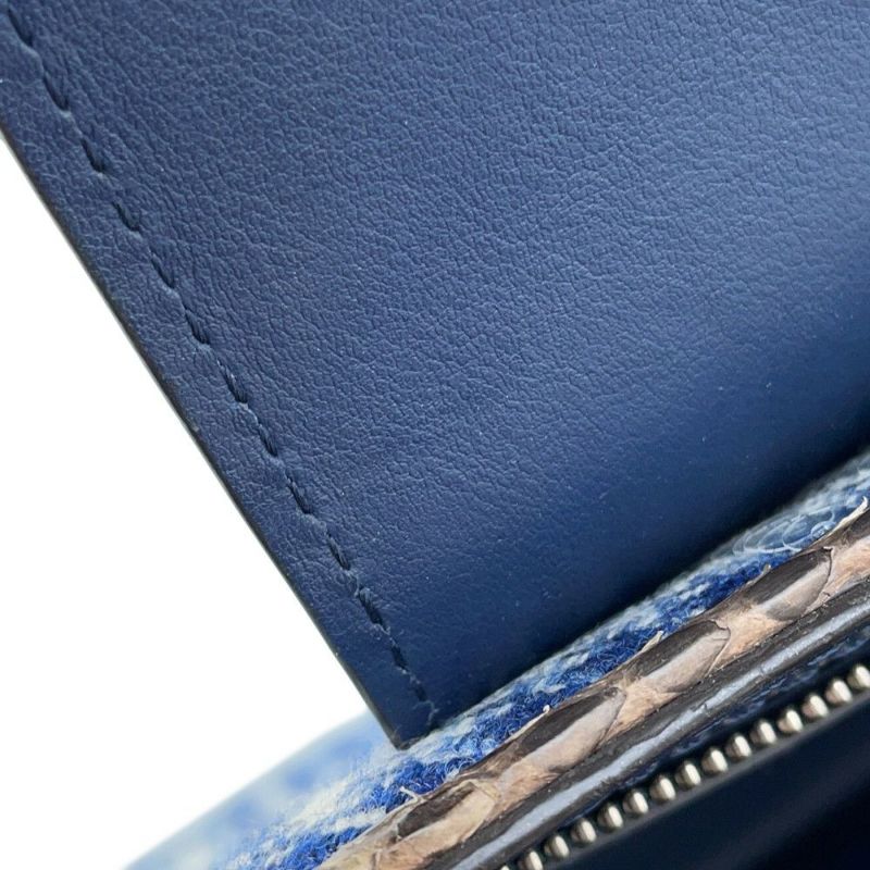 ルイヴィトン ハンドバッグ ツイード/パイソン/スパンコール カプシーヌBB N97078 LOUIS VUITTON 2wayショルダーバッグ