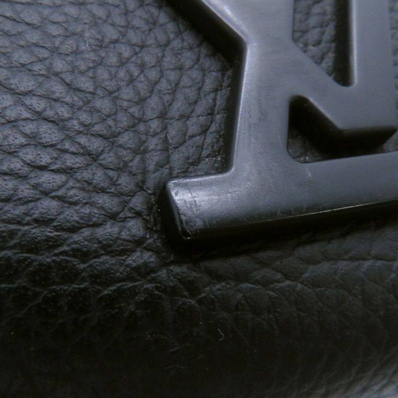 ルイヴィトン ショルダーバッグ グレインカーフレザー/LV アエログラム シティ・キーポル M59255 バッグ 黒 ブラック