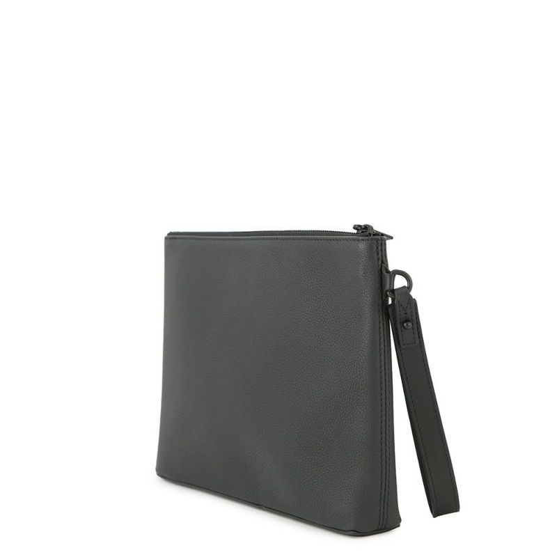 ルイヴィトン クラッチバッグ グレインレザー テイクオフ・ポーチ M69837 LOUIS VUITTON ブラック 黒 メンズ