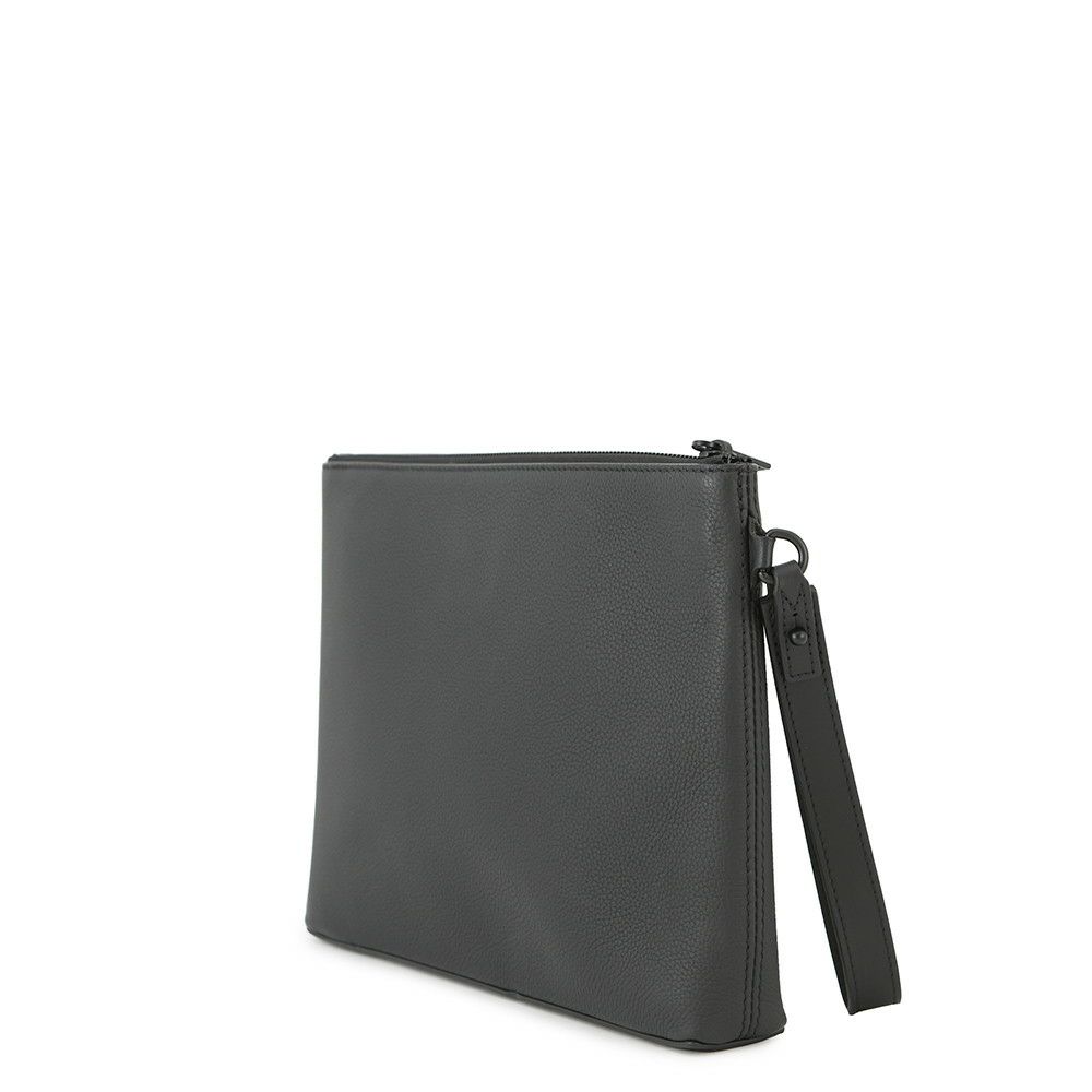 ルイヴィトン クラッチバッグ グレインレザー テイクオフ・ポーチ M69837 LOUIS VUITTON ブラック 黒 メンズ